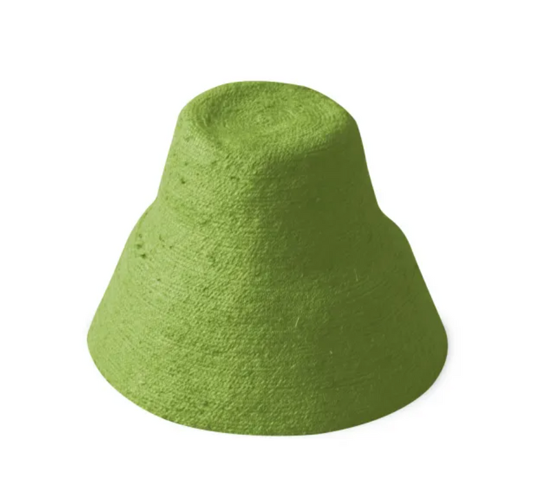 NAOMI Jute Clochet Straw Hat in Matcha Green by BrunnaCo