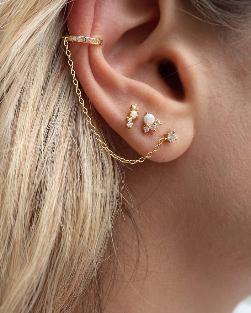 Goldie Stud Cuff by Eight Five One Jewelry