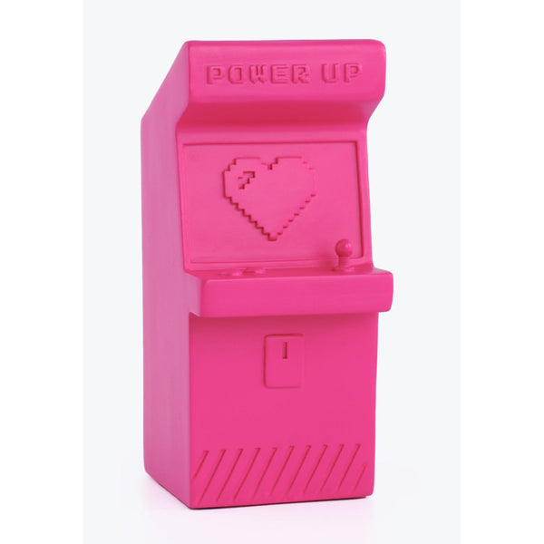 Power Up Pen Pot Retro Arcade Machine in Hot Pink | Pen Holder by The Bullish Store