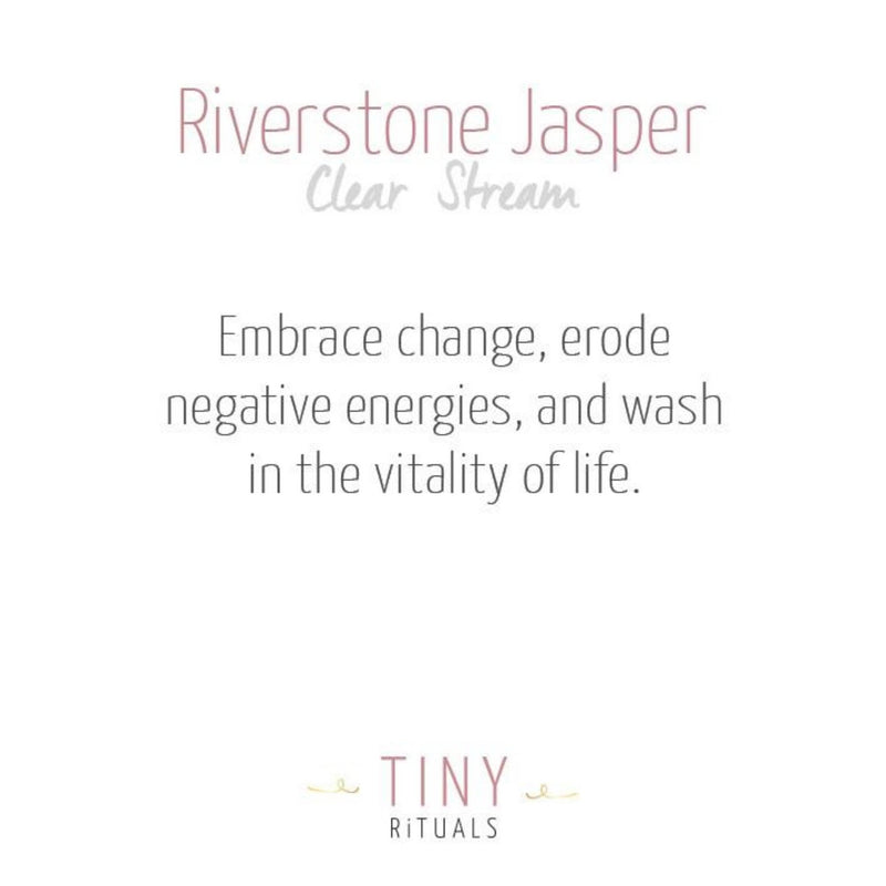 Riverstone Jasper Energy Bracelet by Tiny Rituals