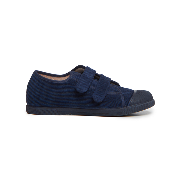 Fall Corduroy Sneakers in Navy by childrenchic