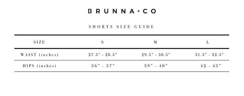 GIRL Seaside Runner Bamboo Shorts, in Sea Blue by BrunnaCo