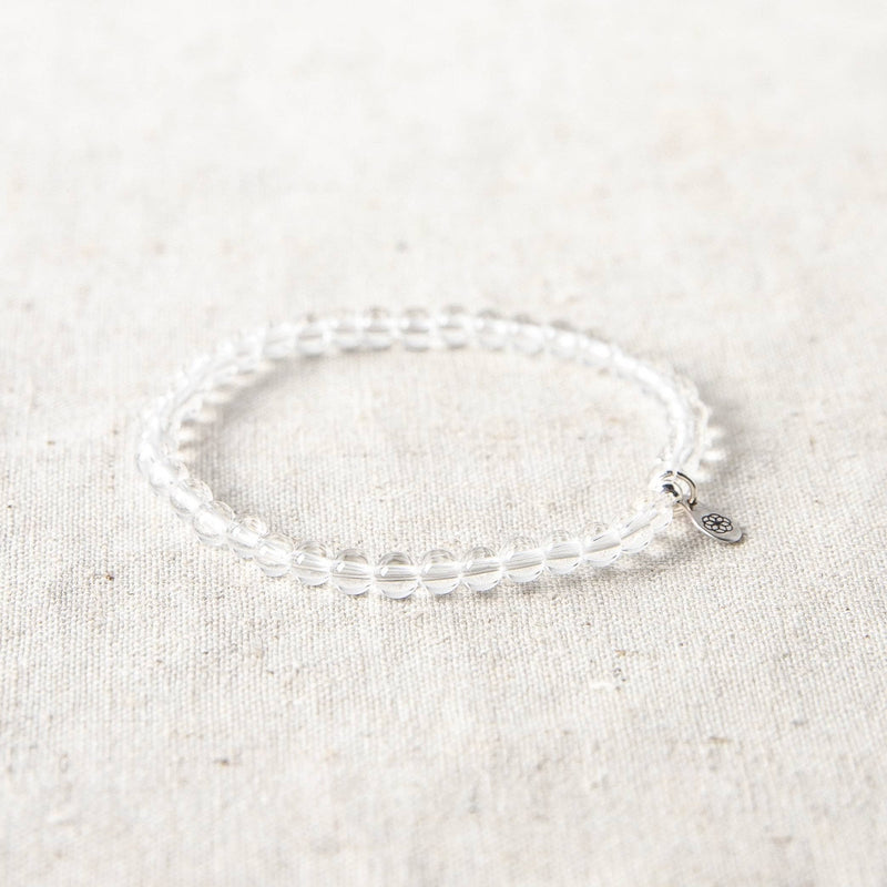 Clear Quartz Energy Bracelet by Tiny Rituals