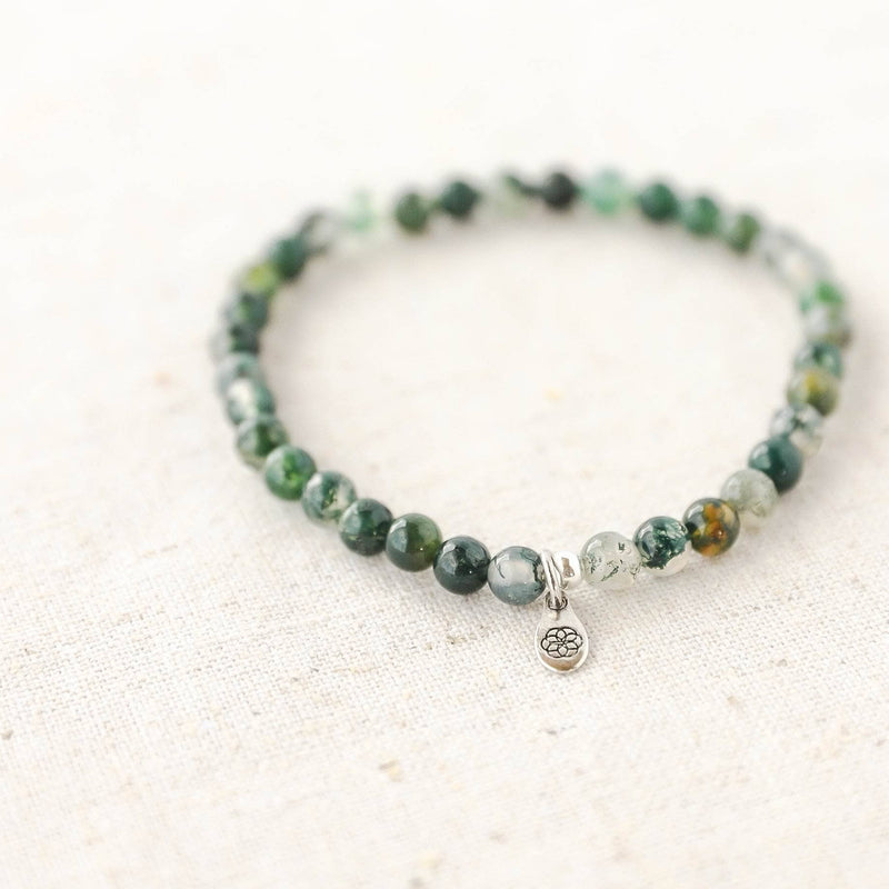 Moss Agate Energy Bracelet by Tiny Rituals