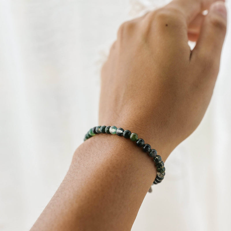 Moss Agate Energy Bracelet by Tiny Rituals
