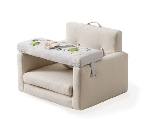 Rolling Around Square Chair by Wonder and Wise