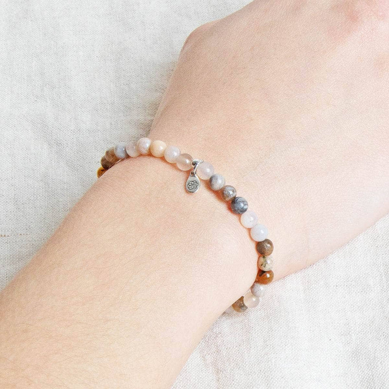 Bamboo Leaf Agate Energy Bracelet by Tiny Rituals