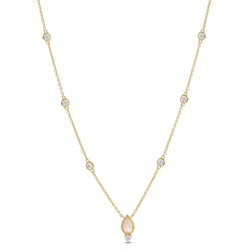 Lana Necklace Moonstone by Eight Five One Jewelry
