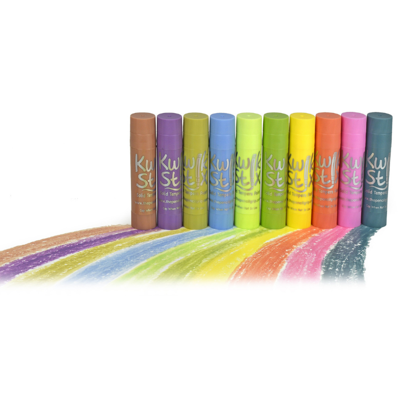 Kwik Stix, Set of 10 Pastel Colors by The Pencil Grip, Inc.