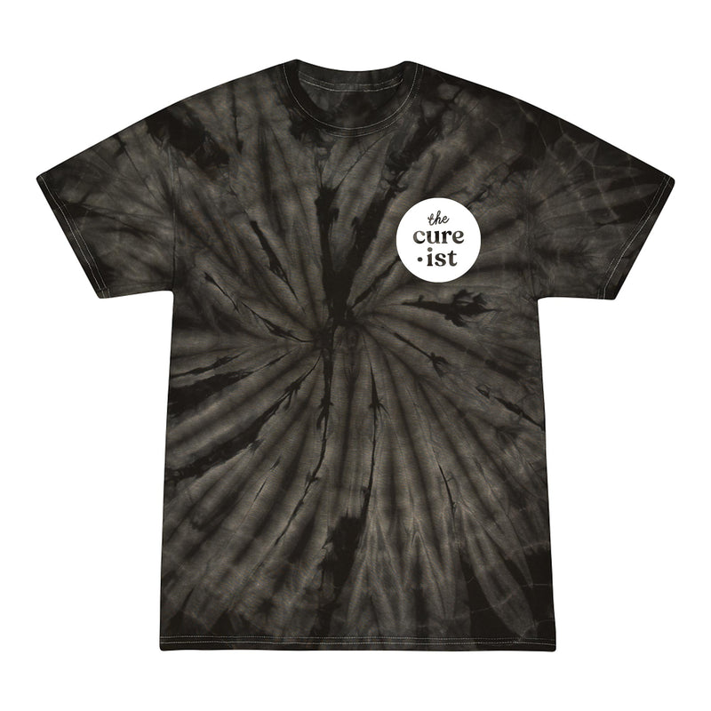 The Cureist Black Tie Dye Tee - Self care for all the feels
