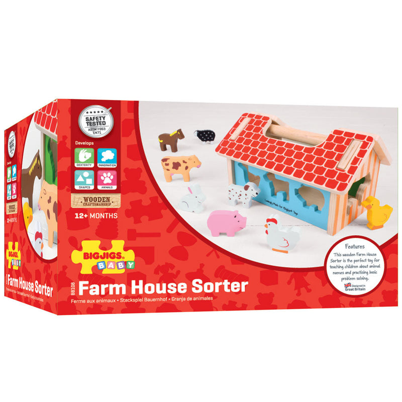 Farmhouse Sorter by Bigjigs Toys