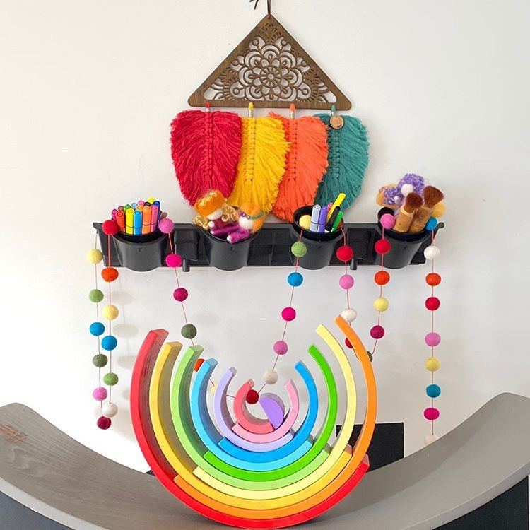 Wooden Stacking Rainbow - Large by Bigjigs Toys