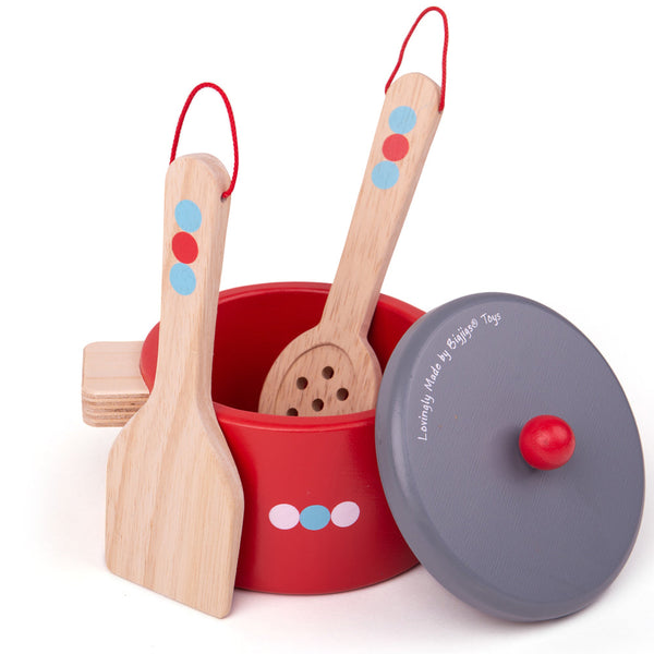 Cooking Pans by Bigjigs Toys