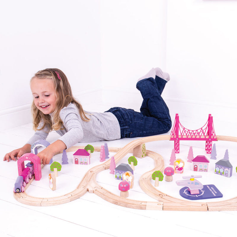Fairy Town Train Set by Bigjigs Toys