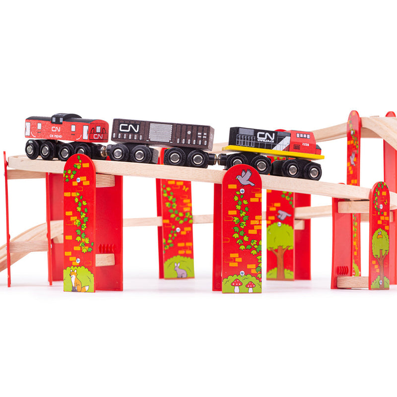 High Level Track Expansion Pack by Bigjigs Toys US