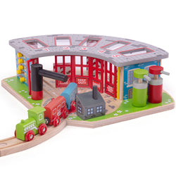 Five Way Engine Shed by Bigjigs Toys