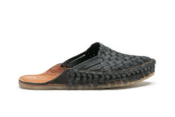 Women's Woven Slide in Charcoal by Mohinders