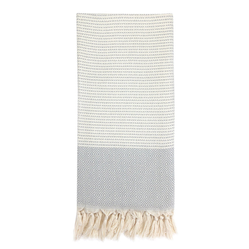 Diamond Stripe Turkish Towel by SLATE + SALT