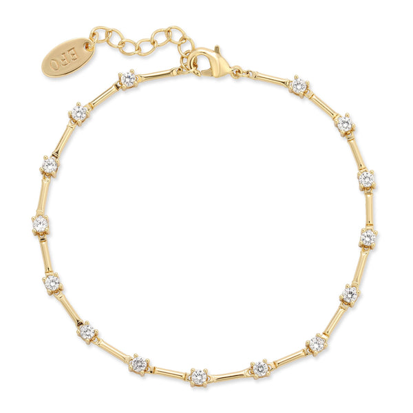 Ciara Bracelet Clear by Eight Five One Jewelry