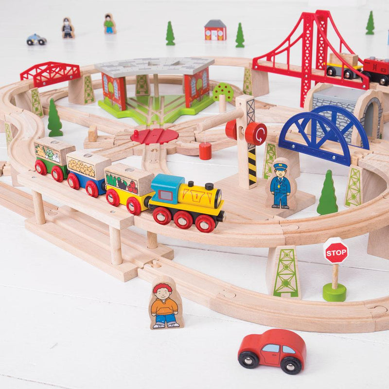 Freight Train Set by Bigjigs Toys
