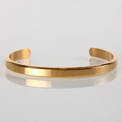 Mens Gold Cuff Bracelet by Vintage Gentlemen