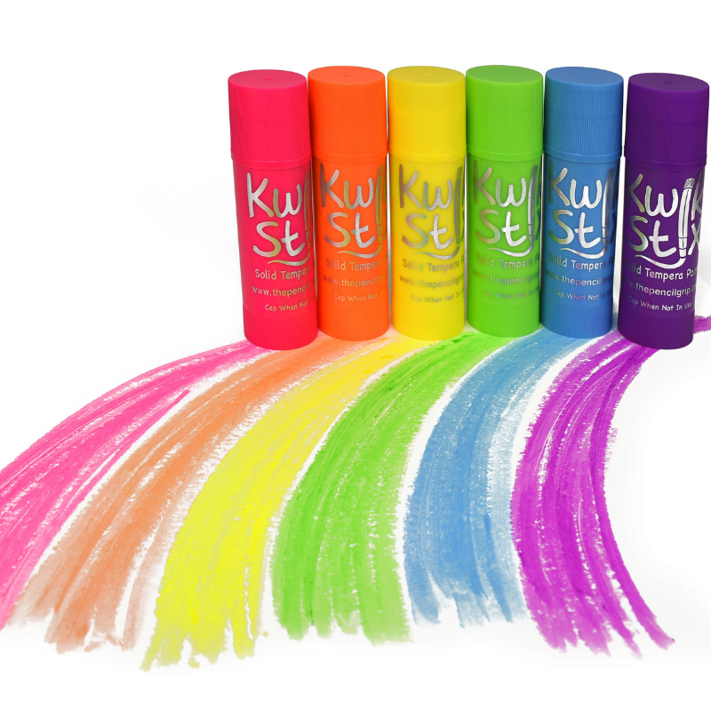 Jumbo Kwik Stix, 6 Neon Colors by The Pencil Grip, Inc.