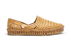Men's Woven Shoe in Honey + No Stripes by Mohinders
