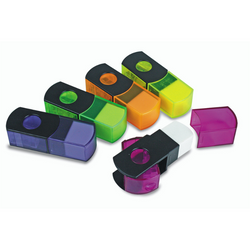 Eisen 2-in-1 Pencil Sharpener And Eraser, 6 Pack by The Pencil Grip, Inc.