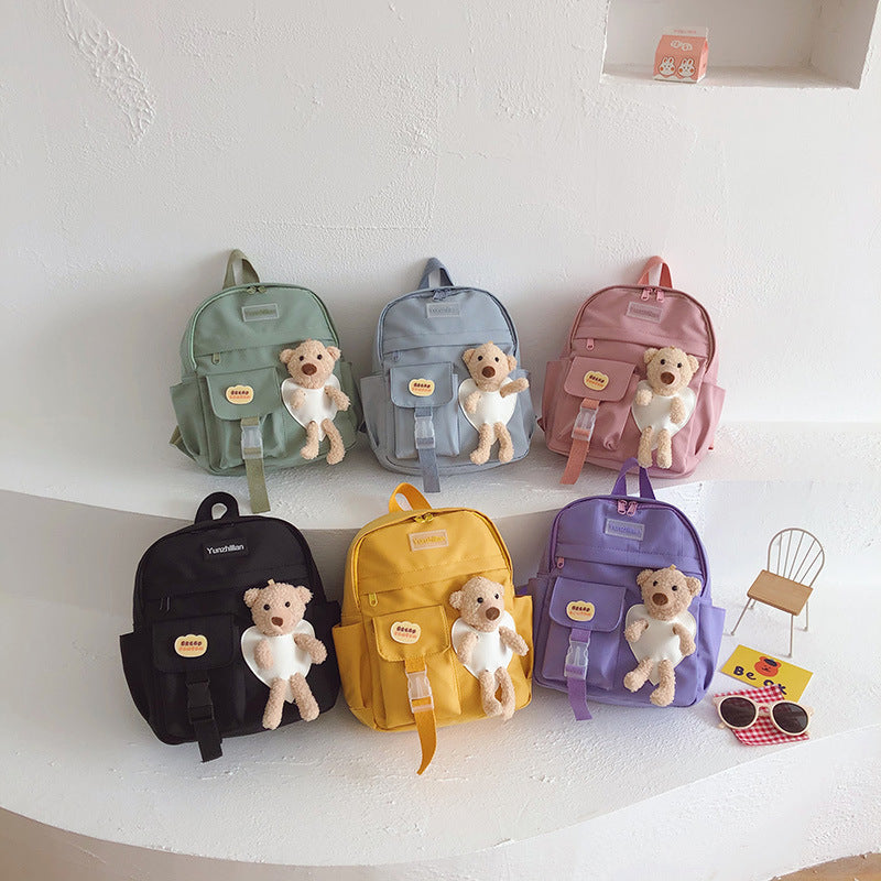 Children Kids 3D Cartoon Bear Patched Design Kinder Garden Bag Backpack by MyKids-USA™