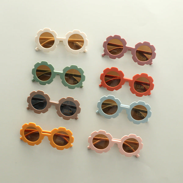 Kids Boy And Girl Flower Frame Shape Cute Fashion Sunglasses by MyKids-USA™