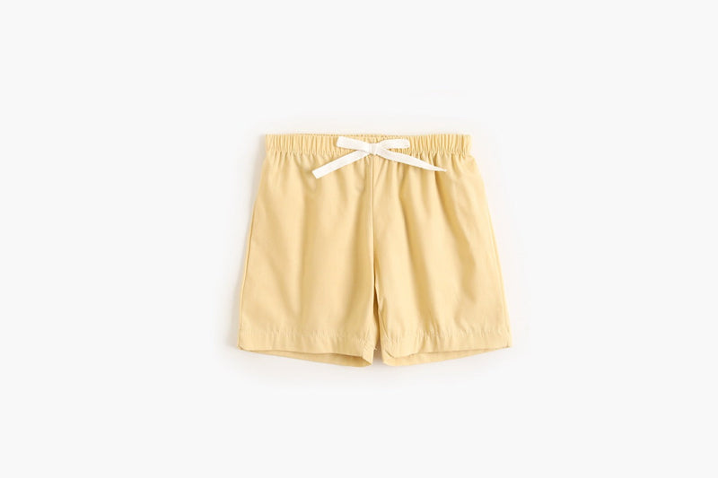 Baby Boy Plaid Pattern Single Breasted Design Polo-Neck Shirt Combo Shorts by MyKids-USA™