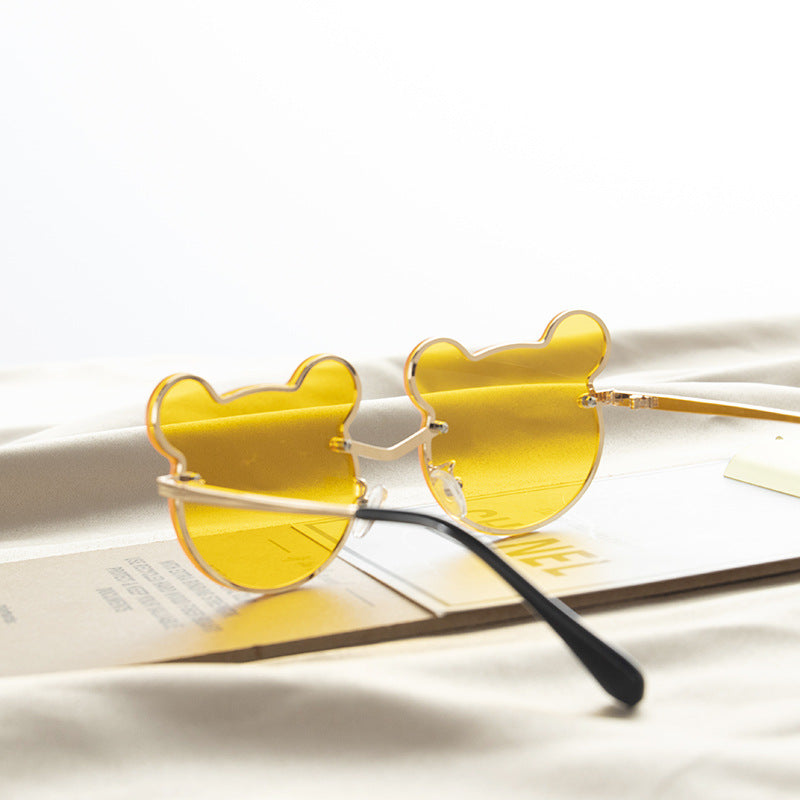 Girls Colorful Lenses Cartoon Frame Shape Fashion Sunglasses by MyKids-USA™