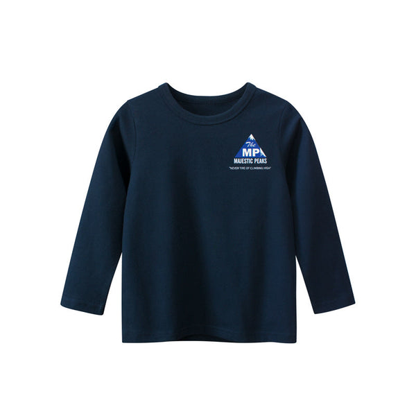 Baby Boy Printed Pattern Long Sleeve O-Collar Shirt by MyKids-USA™