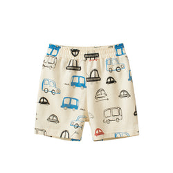 Baby Boy Cars Print Pattern Breathable Home Clothes Shorts by MyKids-USA™