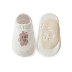 Kids Girl Embroidered Pattern Non-Slip Floor Soft Socks by MyKids-USA™