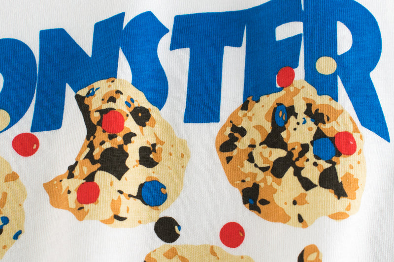 Baby Girls Chocolate Cookies Print Short-Sleeved Tee Shirt by MyKids-USA™
