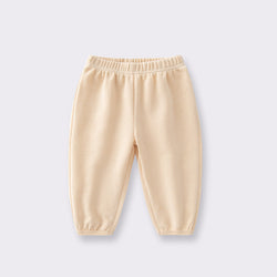 Baby Solid Color Soft Cotton Unisex Fashion Pants by MyKids-USA™