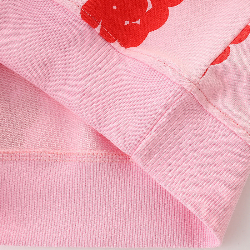 Baby Girl Print Pattern Long Sleeve High Quality Sweet Hoodie by MyKids-USA™