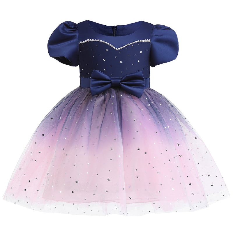 Baby Girl Frozen Elsa Princess Dress Birthday Tutu Formal Western Style Dress by MyKids-USA™