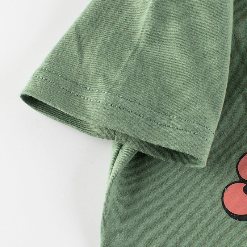 Baby Girl Print Pattern Fashion Cotton Shirt by MyKids-USA™