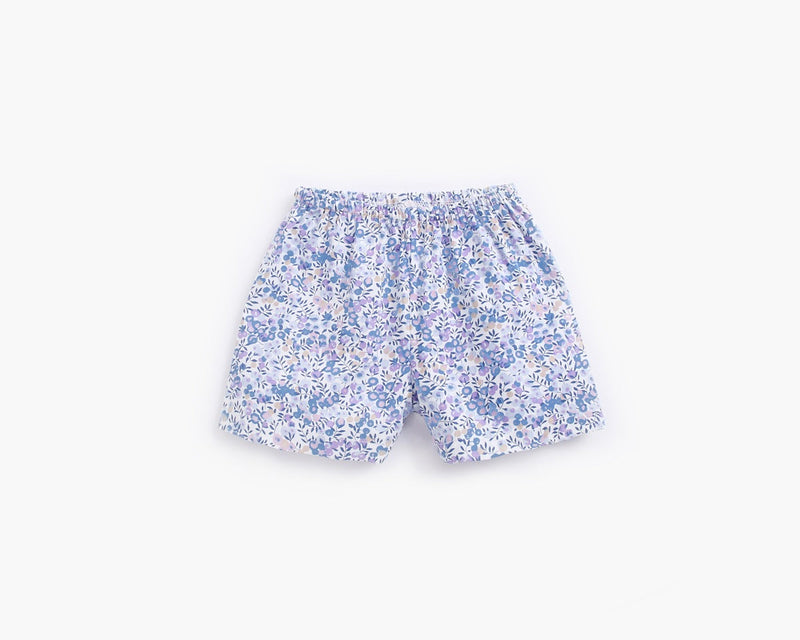 Baby Floral Print Belt Design Short-Sleeved Tops Combo Shorts Japanese Sets Pajamas by MyKids-USA™