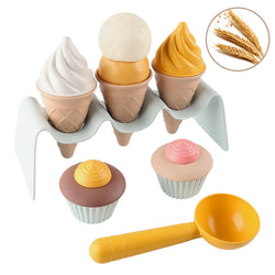 Children’s Wheat Straw DIY Replica Ice-Cream Molds Toys by MyKids-USA™
