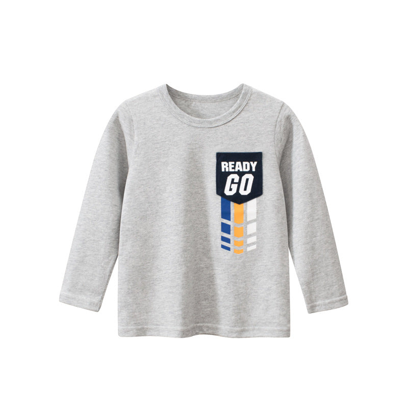 Baby Boy Cool Print Pattern Long Sleeve Cotton Shirt by MyKids-USA™