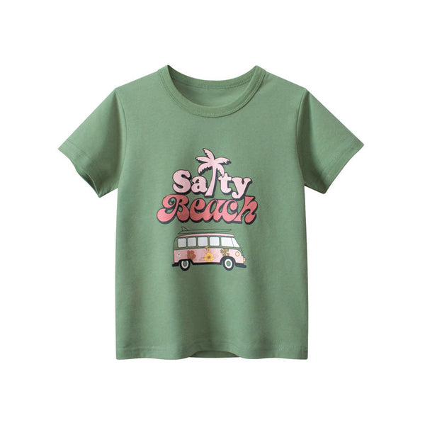 Baby Girl Print Pattern Fashion Cotton Shirt by MyKids-USA™