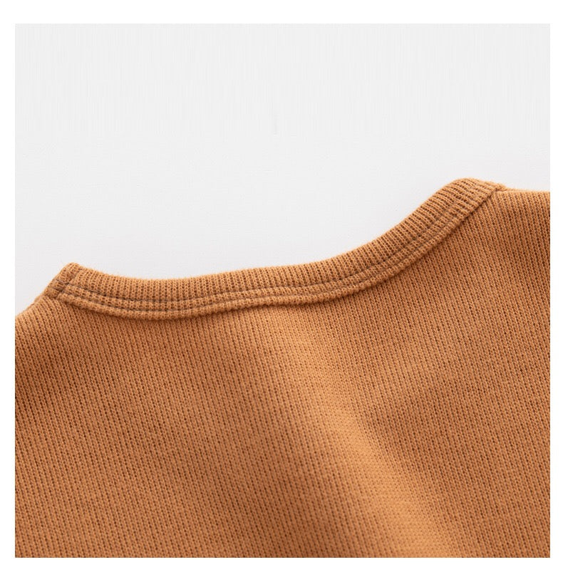 Baby Solid Color Long Sleeve Simple Style Basic Hoodie by MyKids-USA™