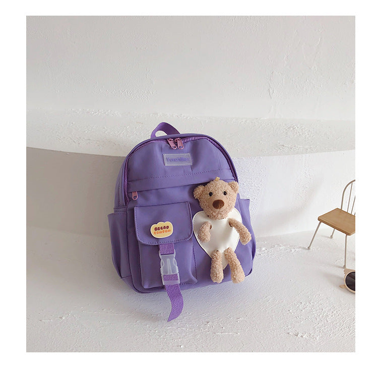 Children Kids 3D Cartoon Bear Patched Design Kinder Garden Bag Backpack by MyKids-USA™