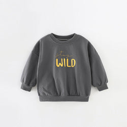 Baby Boy Slogan Pattern Solid Color Good Quality Hoodie by MyKids-USA™