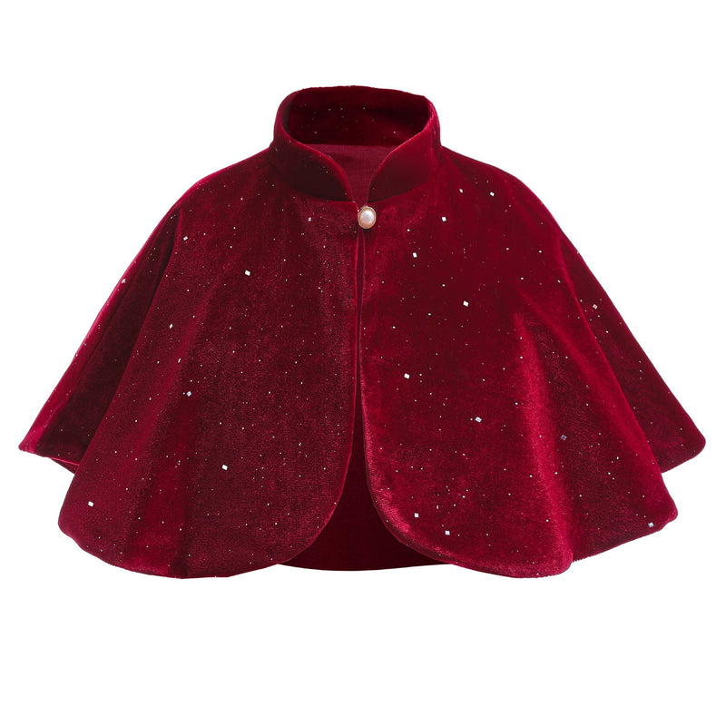 Baby Girl Solid Color Christmas Beautiful Shawl Cape Party Clothes by MyKids-USA™
