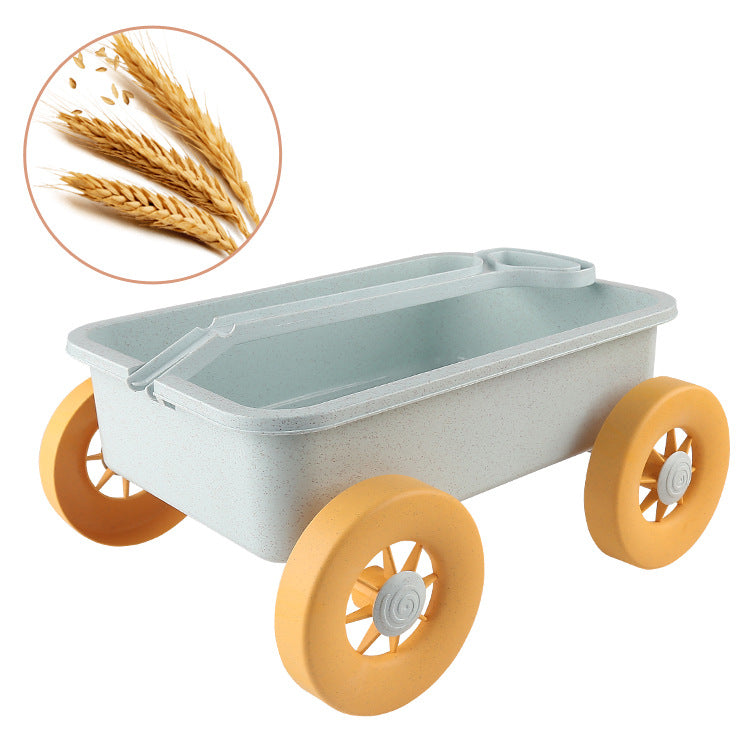 Children’s Wheat Straw Little Boy Beach Pusher Toy by MyKids-USA™