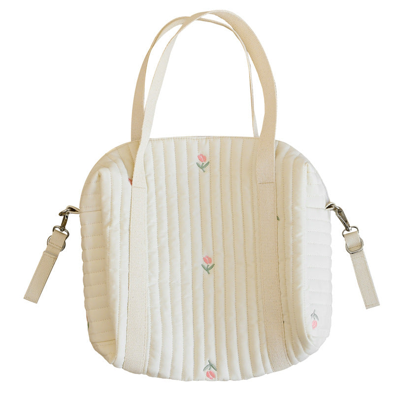 Baby Embroidered Pattern Solid Color Storage Mommy Hanging Bag by MyKids-USA™